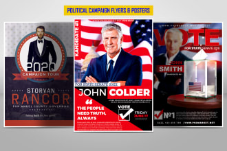 do political flyer, election campaign flyer, flyer design