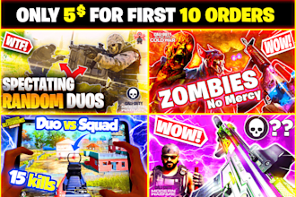 create catchy youtube gaming thumbnail design in 1 hour