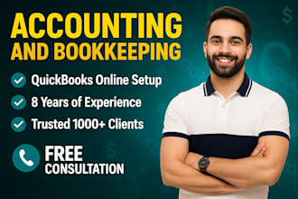 do monthly accounting and bookkeeping in quickbooks online with setup