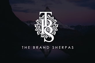 design merged alphabetic and minimalist logo