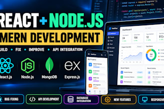 fix react nodejs express mongodb bugs and apis