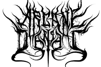create black metal logo bands
