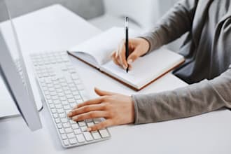 work for you as a virtual assistant for 1 hours