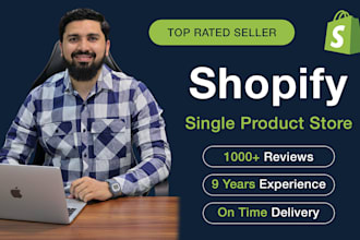 design a high converting single product shopify store as an expert