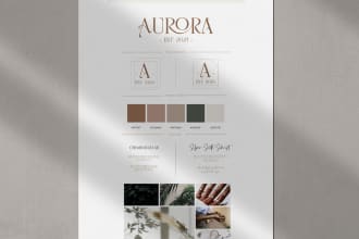 design a professional brand identity and guideline