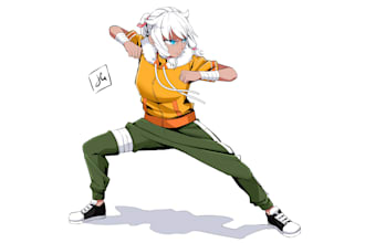 draw your character in anime style