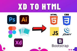 convert xd to HTML