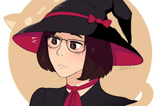 draw you, your oc or fanart in anime style, portrait