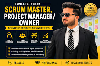 be your scrum master, project manager or owner