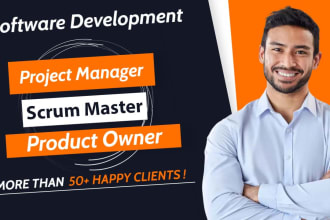be your scrum master and project manager