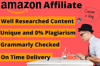 write SEO friendly amazon affiliate articles and buying guide