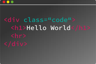做html, css, javascript项目