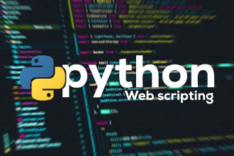 do professional web scraping and automation using python