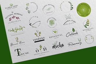 design hand drawn botanical logo