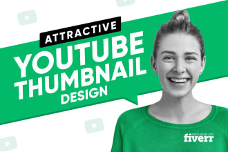 design amazing youtube thumbnail