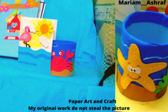 create beautiful DIY paper art and craft video for youtube channel