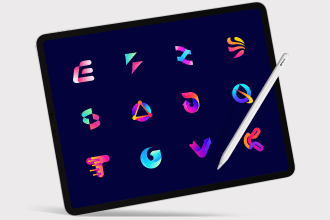 design a modern and unique initial letter logo for you