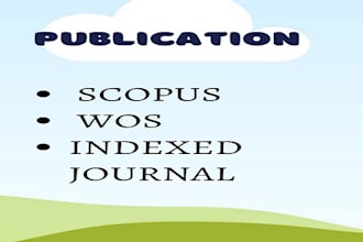 assist in indexed journal publication of your research articles