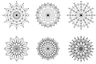 design 1000 printable colouring mandala pages for your  KDP