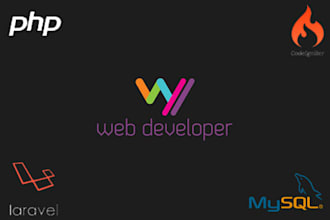 develop or fix PHP laravel or codeigniter web applications