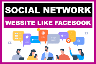 create a social network website like facebook