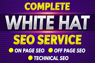 do complete SEO of your website