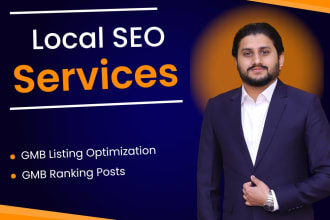 do complete gmb optimization for local SEO, ranking posts