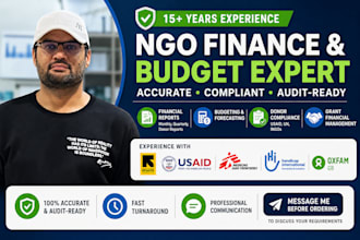 create budgets and financial reports for nonprofits and ngos