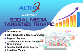 drive social media targeted web traffic from targeted region