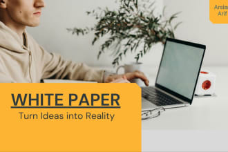 write and design a professional white paper