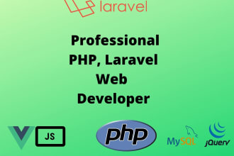 do make professional laravel ,PHP website