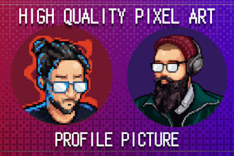 create a pixel art avatar for you