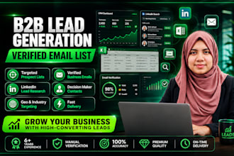 do b2b lead generation, linkedin lead generation, and email list building