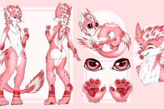 create a refsheet for your furry oc