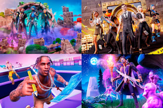 desing you a amazing 3d fortnite thumbnail