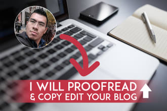 proofread and copy edit your entertainment industry blog