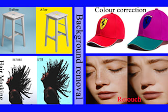 do  background removal from 100 photos cut out, resize