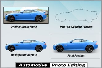 do automotive photo enhancement and car photo editing