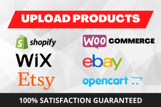 upload add products to your woocommerce shopify wix bigcommerce etsy store