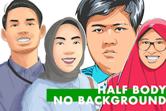 draw cartoon portrait from your photo