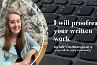 proofread your written work