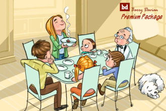 be your illustrator for your children story book