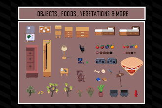 create pixel art assets for you