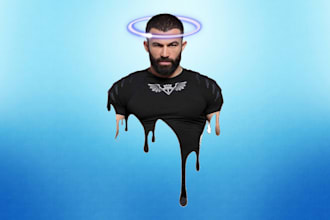 l will make a drip effect profile picture for instagram