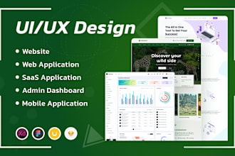 create professional UI UX design for websites, web and mobile apps