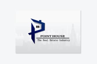 design modern luxury real estate mortgage logo
