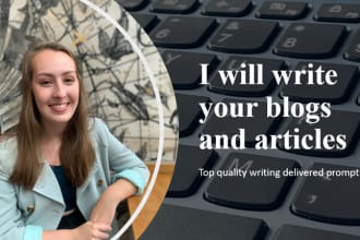 write your blogs and articles