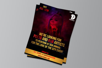 design professional business flyer or leaflet
