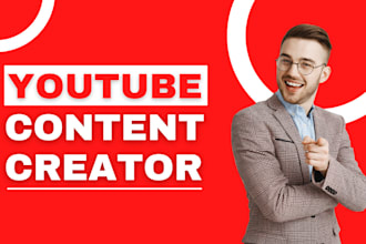 be youtube content creator and video editor