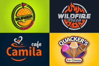 design professional restaurant, cafe and food logo